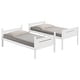 preview thumbnail 5 of 3, Wooden Versatile Twin over Twin Bunk Bed with Built-in Ladder,Kids Bed Design
