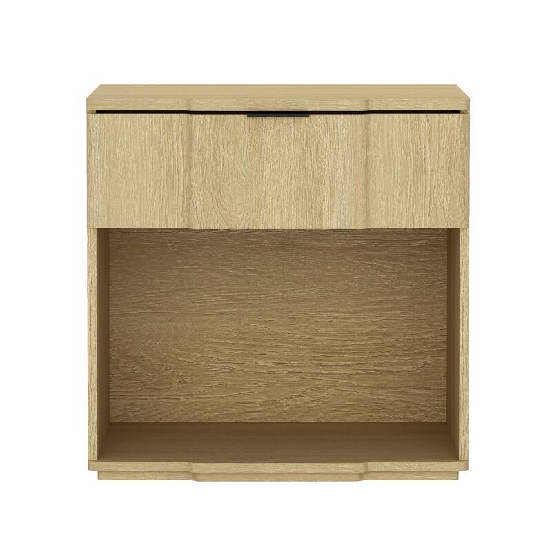 Manhattan Comfort Clive 22 Inch 1 Drawer Nightstand