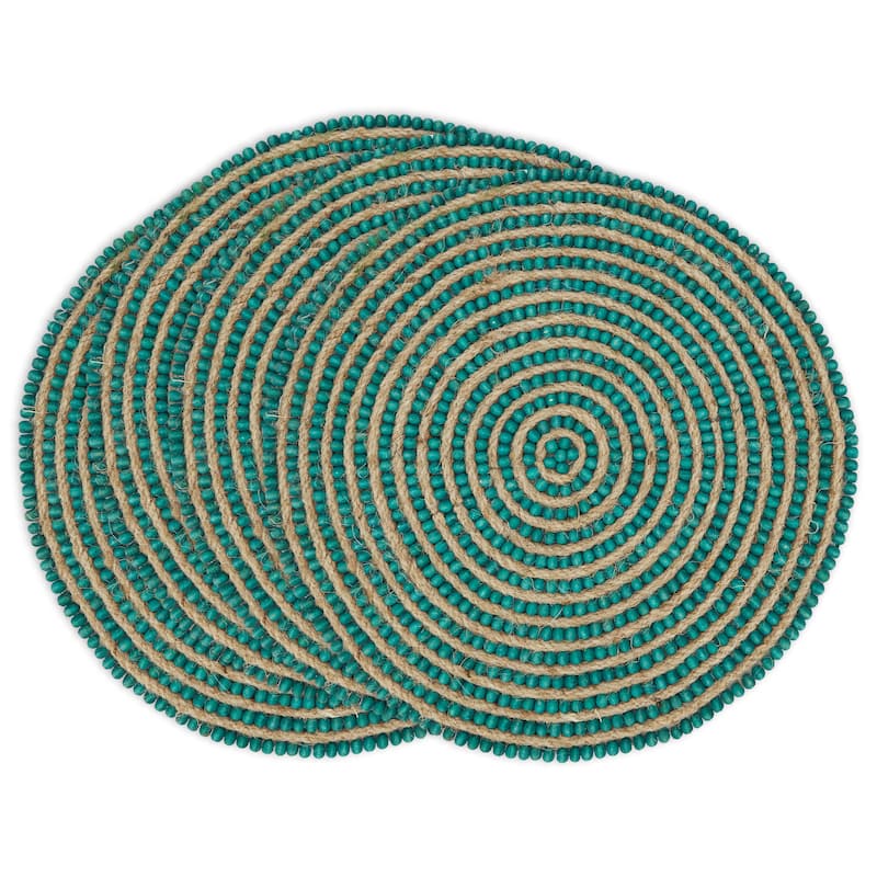 Beaded Spiral Swirl Placemat (Set of 4)