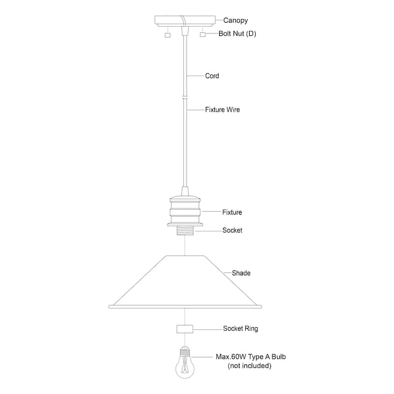 Akron Bronze Farmhouse Barn Pendant Ceiling Light
