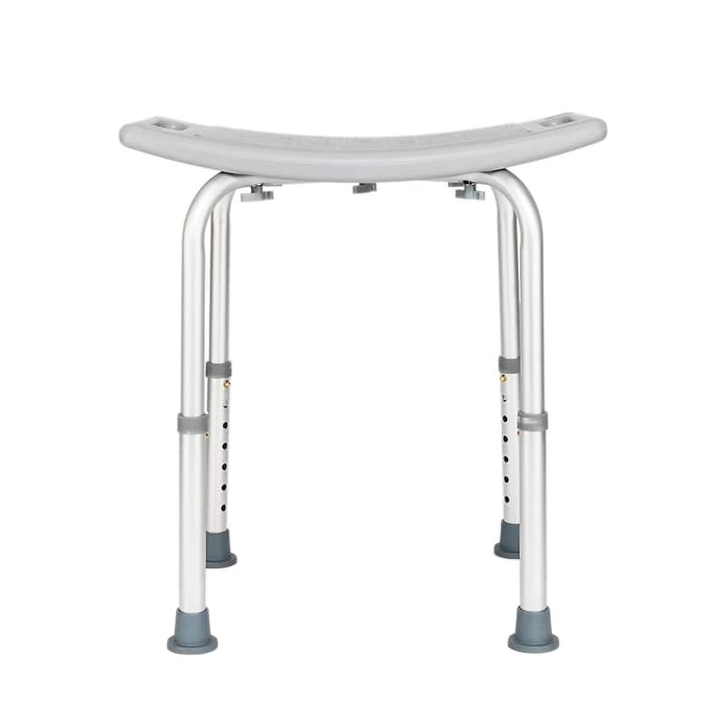 Elderly Bath Chair without Back of a Chair Gray