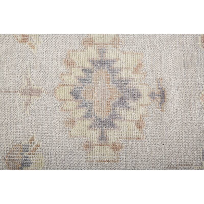 Tierney Eco Friendly PET Oushak Rug, Warm Gray/Tan, Area Rug
