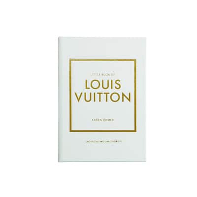 Graphic Image Little Book of Louis Vuitton Coffee Table Book, Leather, Ivory