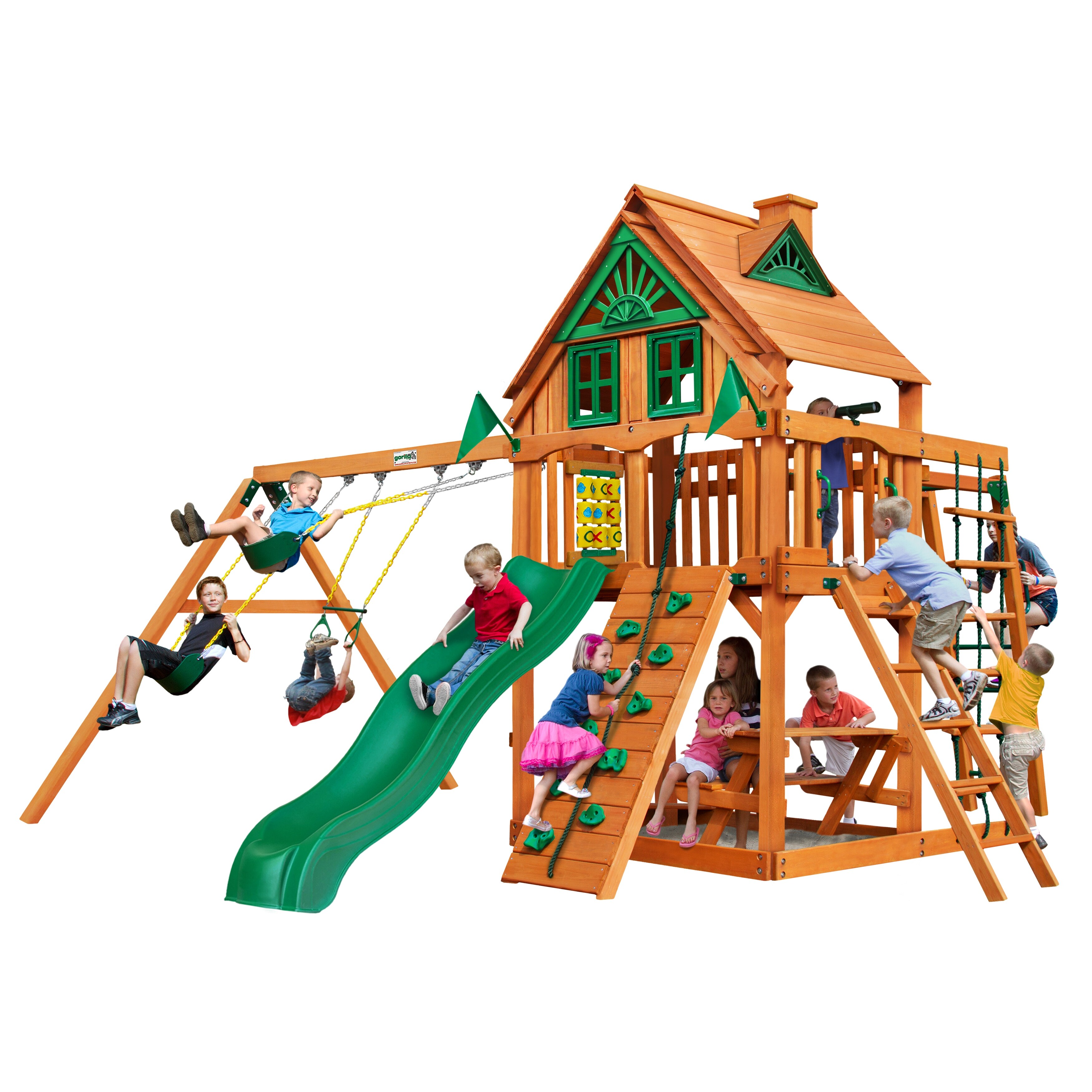 tamarin wooden swing set