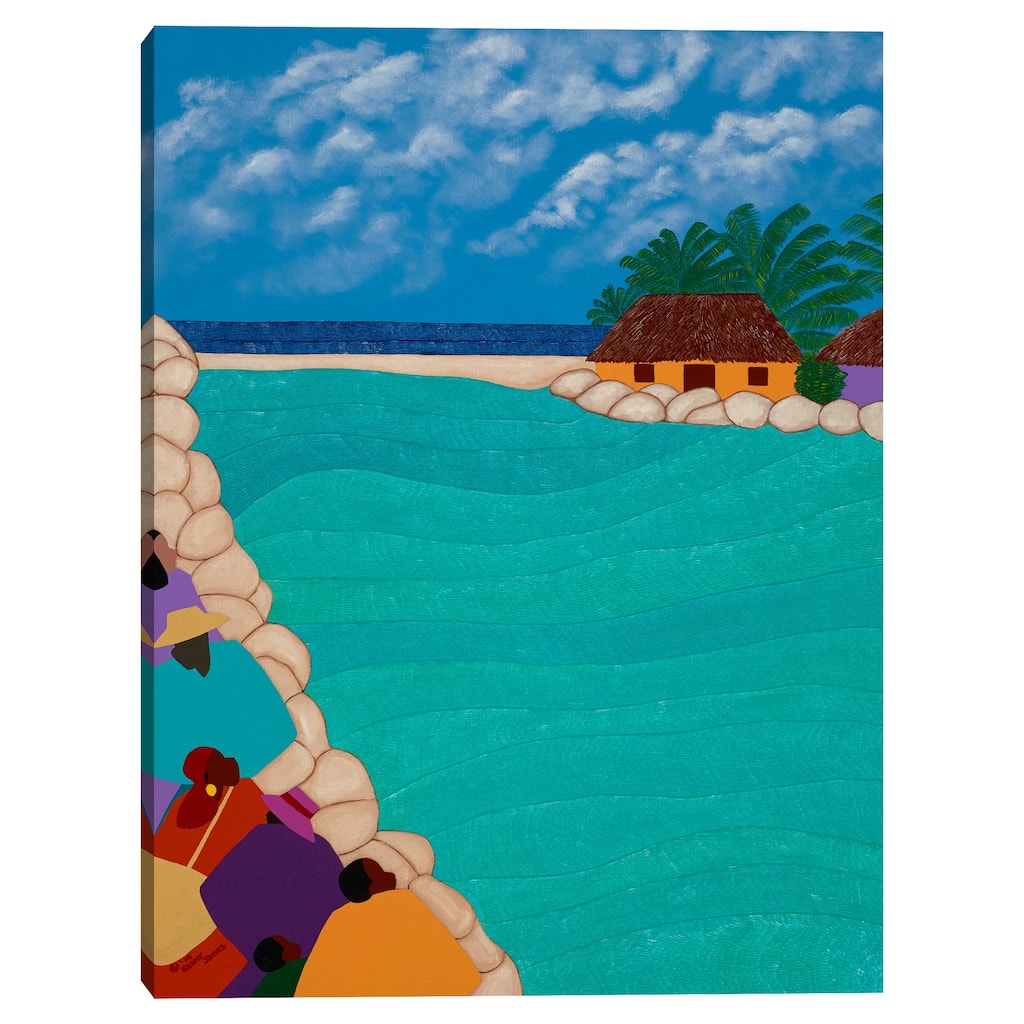 Curacao Lagoon by Synthia SAINT JAMES Canvas Art Print