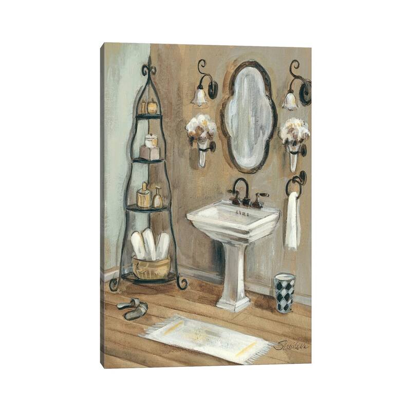 iCanvas "French Bath I" by Silvia Vassileva Canvas Print