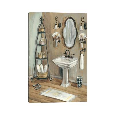iCanvas "French Bath I" by Silvia Vassileva Canvas Print