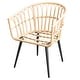 preview thumbnail 8 of 9, 3PCS Rattan Wicker Patio Conversation Set