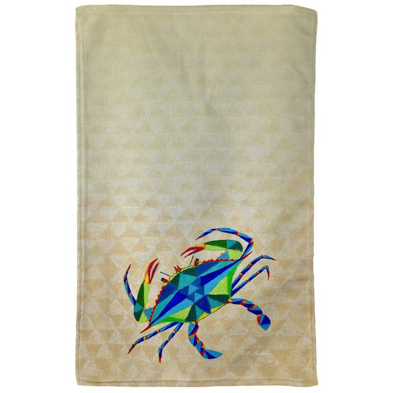 Geometric Crab Kitchen Towel - 16x25