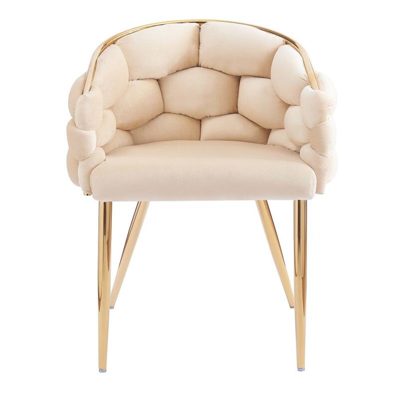 Modern Velvet Handmade Accent Chair