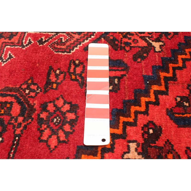 ECARPETGALLERY Hand-knotted Andelz Red Wool Rug - 3'10 x 6'2