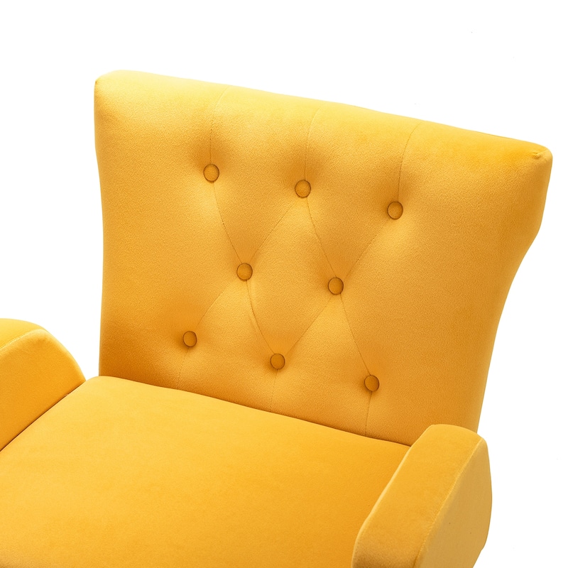 Loreto Modern Tufted Velvet Swivel chair with Adjustable Height Set of 2 by HULALA HOME