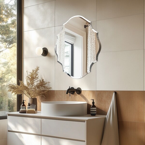 BED & BATH BEYOND ウォールミラー 　鏡　ミラー　46x56 Amazon.co.jp: IADSFSV(ひさこ) 姿見鏡 壁掛け鏡 スタンドミラー