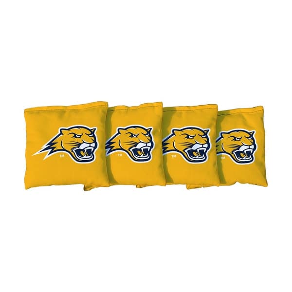 slide 2 of 3, Averett University Cougars Gold Cornhole Bags All-Weather Resin Filled