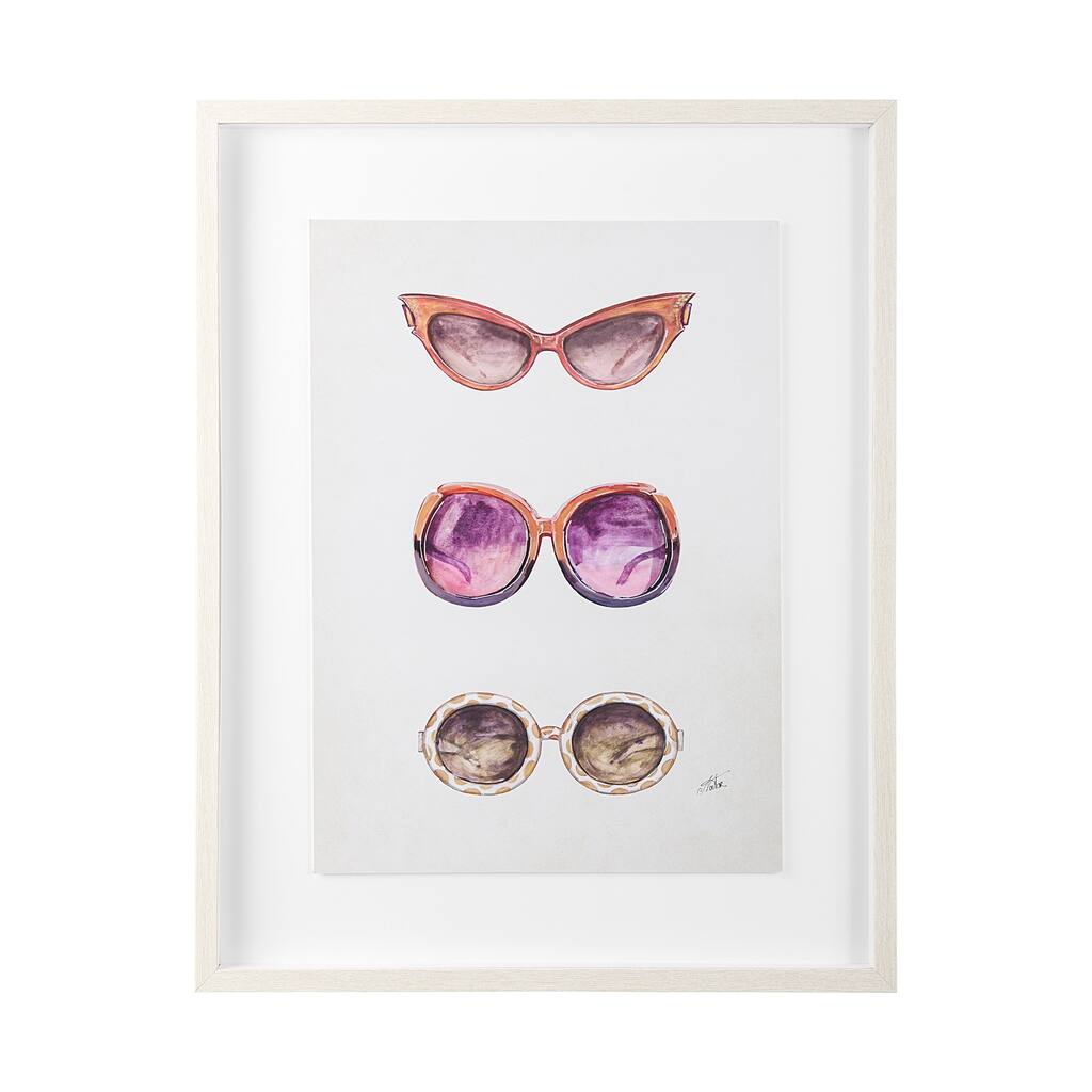 Sunglass Collection II Framed Art Print