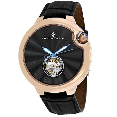 Christian Van Sant Men's Cyclone Automatic Black Dial Watch - CV0147 - 6 (36)