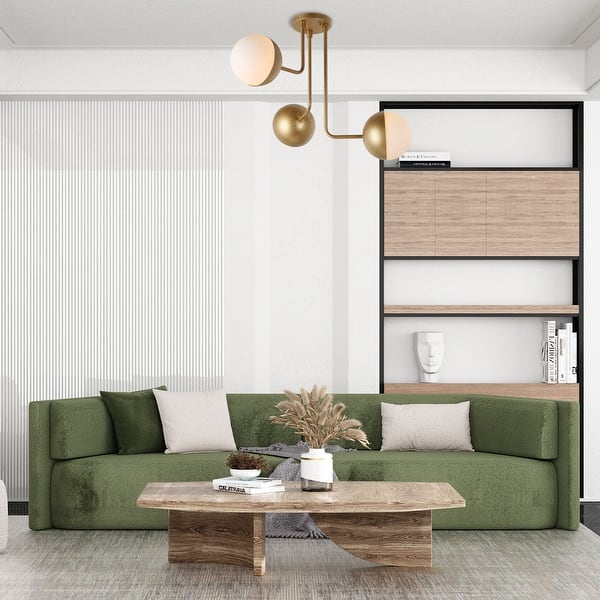 Sputnik 3 Light Semi Flush Mount Modern Ceiling Lighting For Living Room Bedroom W23 6 Xh22 8 Overstock 32454039
