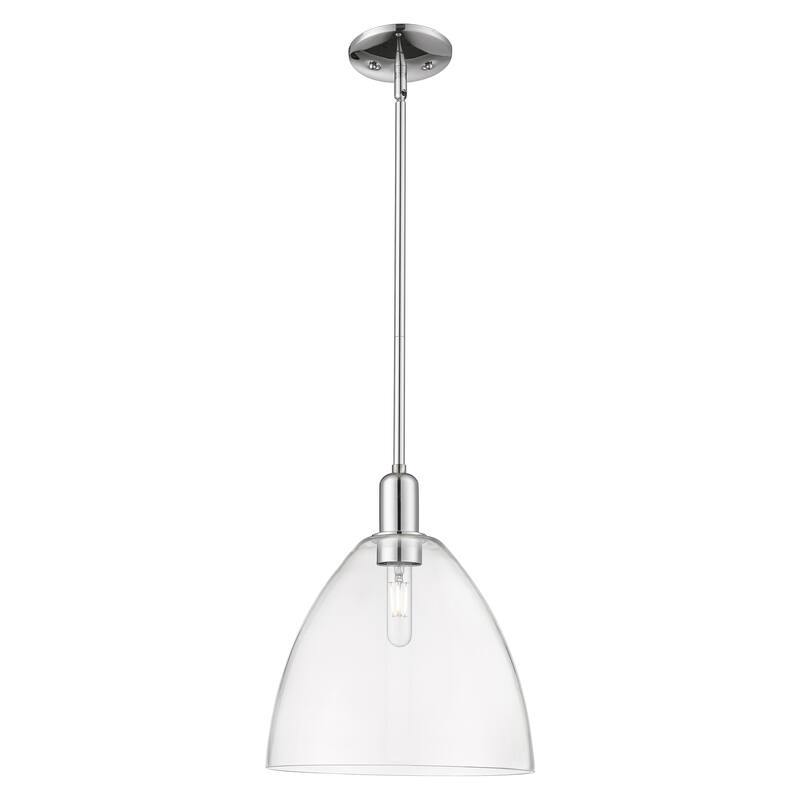 Innovations Lighting Endless Possibilities Arcadia - Bristol - 1 Light 12" Stem Hung Mini Pendant - Clear/Polished Chrome