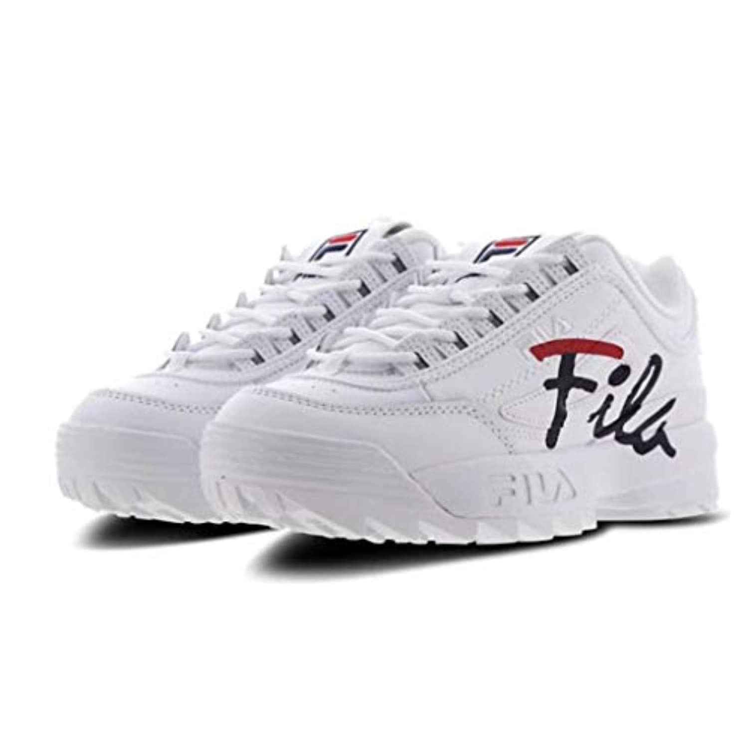 fila disruptor script pink