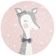 preview thumbnail 12 of 12, SAFAVIEH Carousel Kids Ekea Doe Rug 4'  x  4' - Round