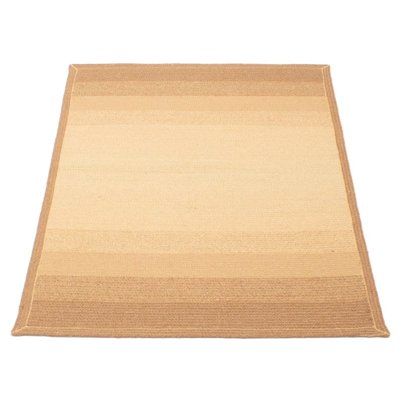 ECARPETGALLERY Braid weave Sienna Light Brown Wool Rug - 3'10 x 5'9