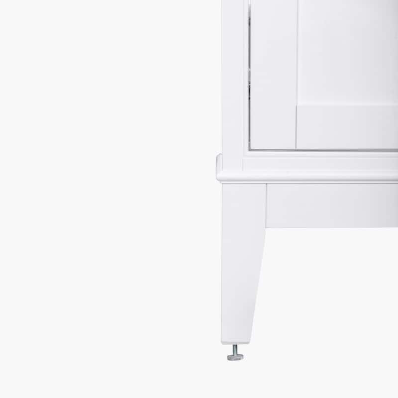 Avanity Madison 73-inch Double Sink Vanity Combo in White with Top and Sink - 73"W x 22"D