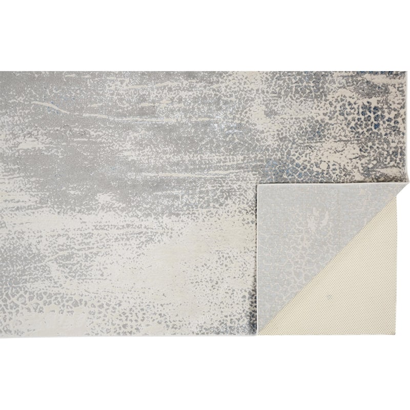 Zere Abstract Modern Non Skid Woven Area Rug By HomeRoots