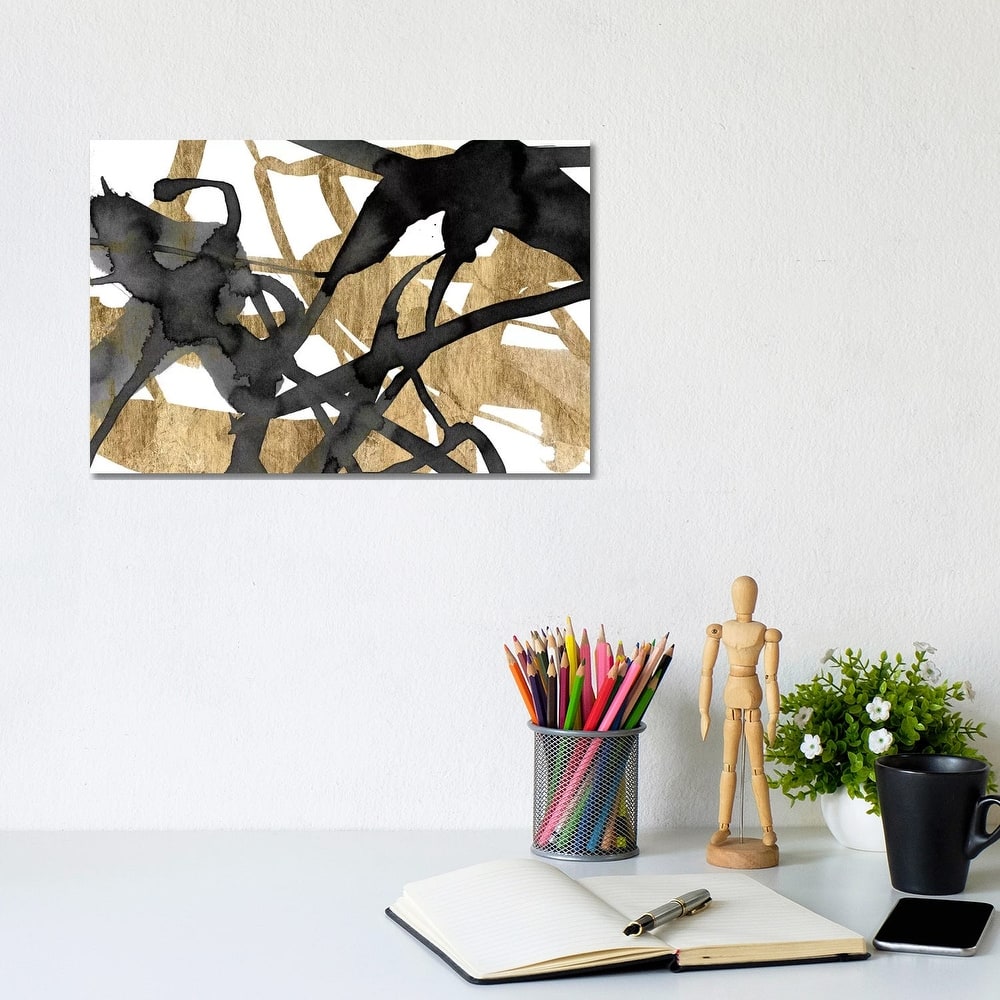 iCanvas "Luxe Gold I" by Jennifer Goldberger Canvas Print