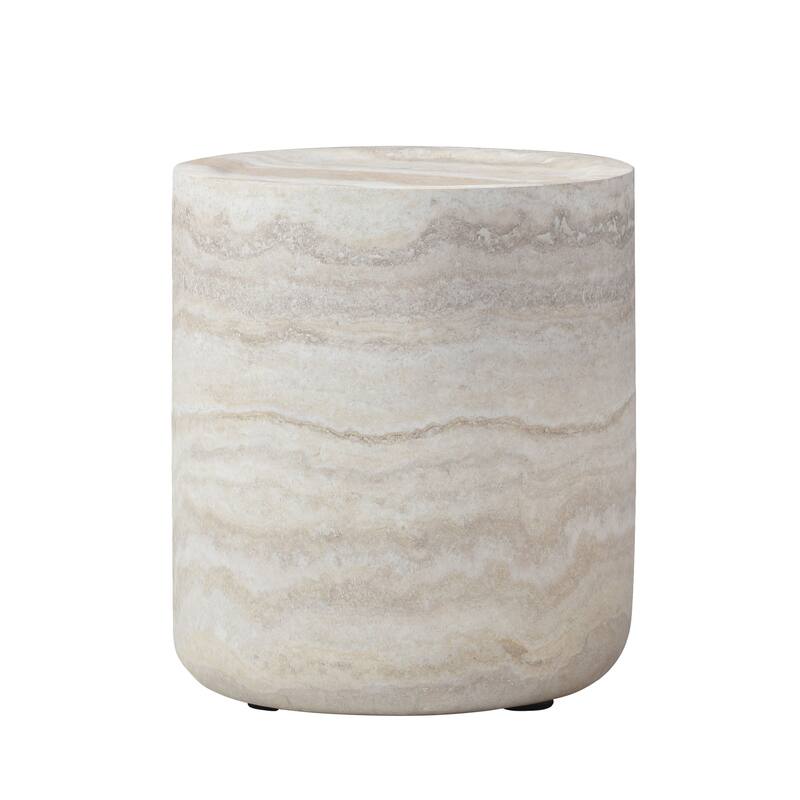 15.74 inch Faux MARS marble Pattern Coffee Tables for Living Room Round Tea table for Living Room,No Need Assembly