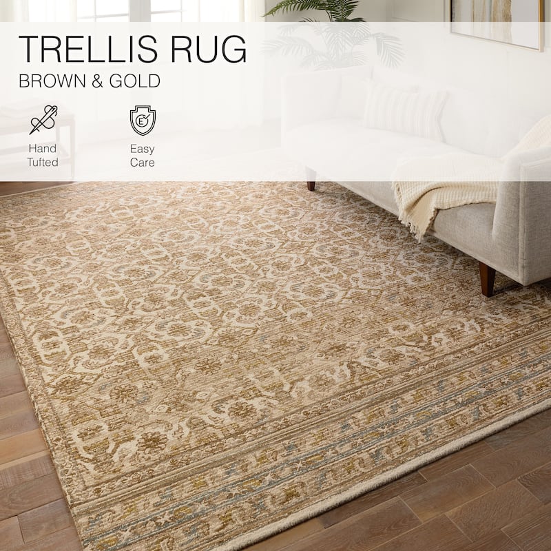 Sarang Handmade Trellis Area Rug