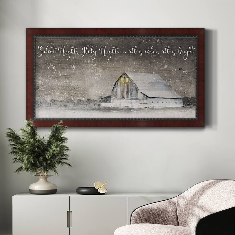 Silent Night Premium Framed Canvas- Ready to Hang