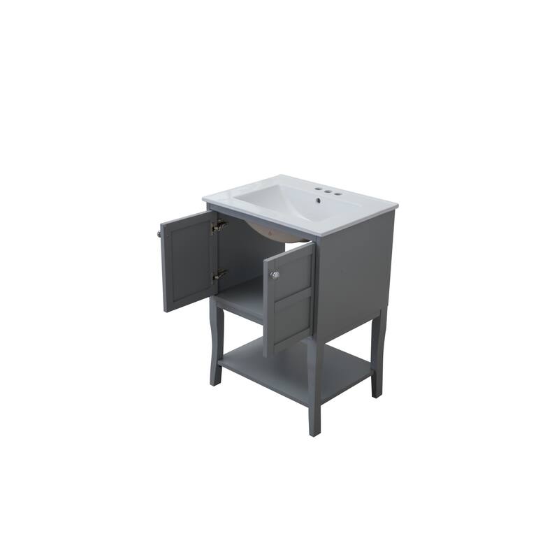 Elegant Lighting VF2101 Mason 24" Free Standing Single Basin Vanity