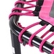 preview thumbnail 15 of 18, Soozier Portable & Foldable Small Exercise Trampoline with 3-Level Adjustable T-Bar, Great for Adults Working Out