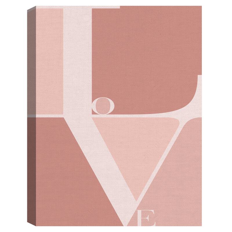 Love by TypeLike Canvas Art Print