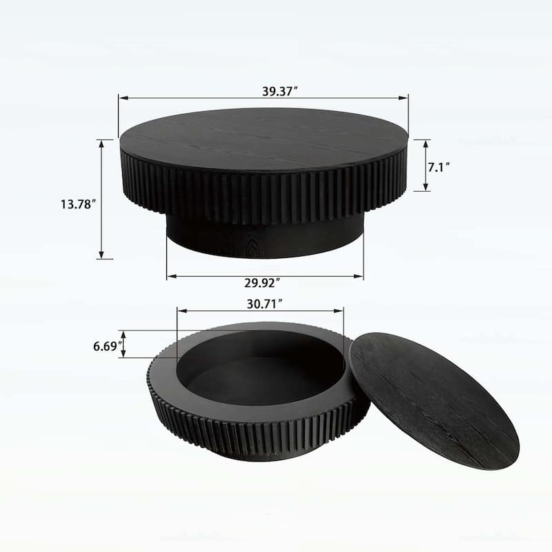 Modern Accent Table with Storage,for Living Room,Bedroom,or Office
