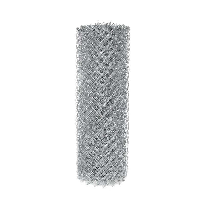 ALEKO Galvanized Steel 4 x 50 feet Chain Link Fence Fabric, 11.5-AW Gauge