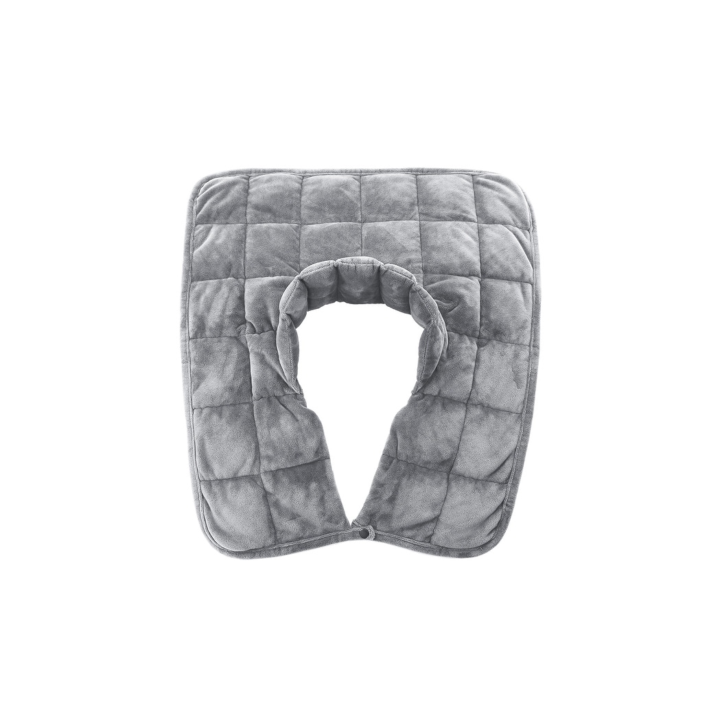 Kathy Ireland Weighted Neck and Shoulder Wraps 4.5 lbs Silver