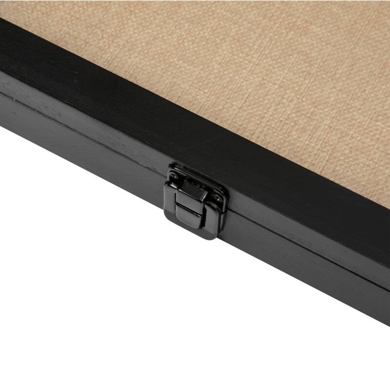 Solid Pine Shadow Display Case with Linen Liner