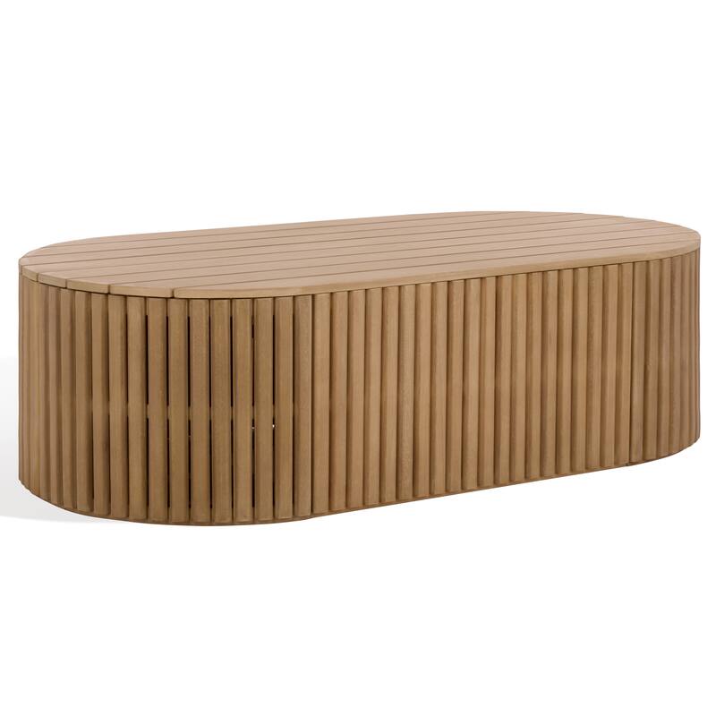 SAFAVIEH Couture Arielle Eucalyptus Wood Coffee Table - 52"W x 26"D x 15"H