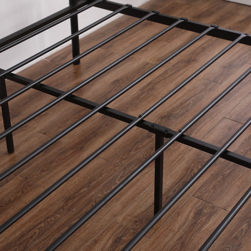 Modern Single-Layer Curved Frame Bed