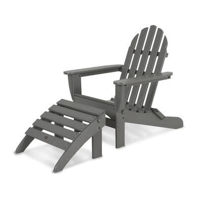 POLYWOOD Classic Adirondack 2-Piece Set