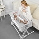 preview thumbnail 21 of 29, Babyjoy Baby Side Bedside Sleeper Washable Mattress Height Adjustable
