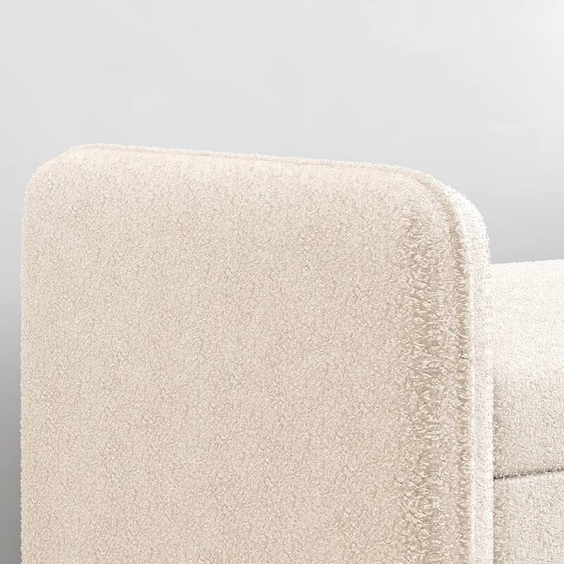 Storage Soft Bench with Armrests for Living Room, Entryway and Bedroom
