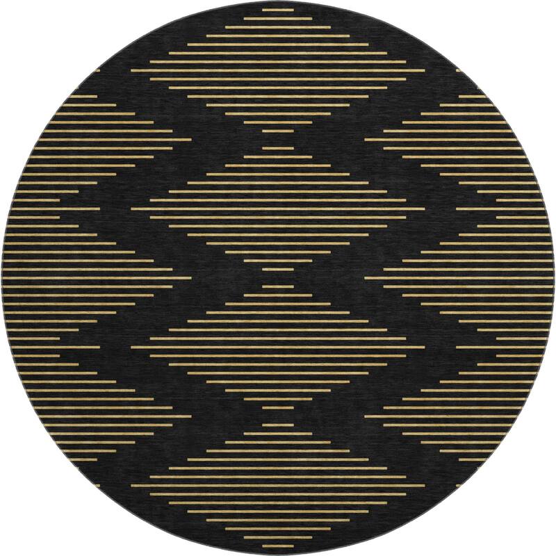 Premium Washable Super Soft Global Stripes Mayfield Rug