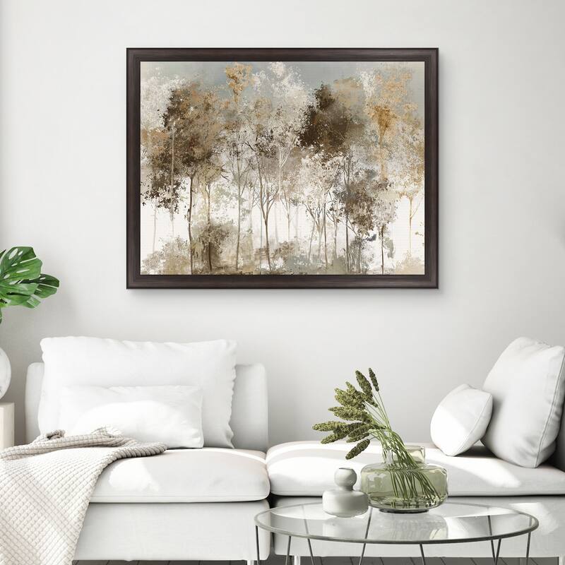 Masterpiece Art Gallery| Black Forest by Allison Pearce - Framed Canvas Art Print