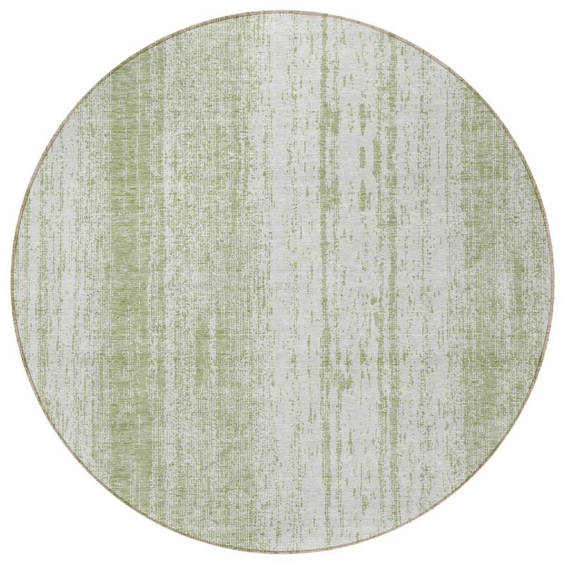HomeRoots Striped Transitional Rectangle Outdoor Rug