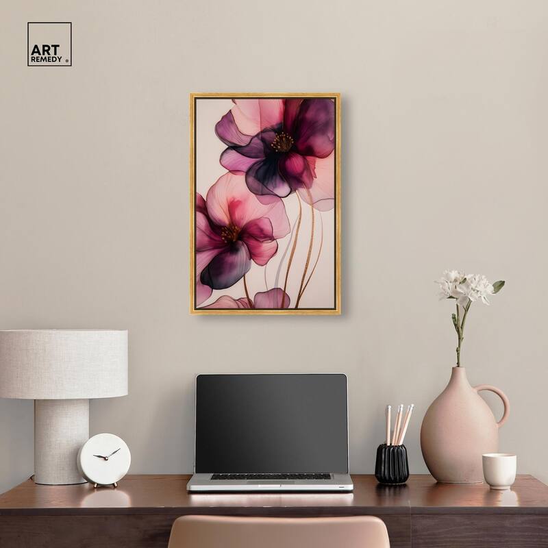 Velvet Verse III Canvas by Art Remedy