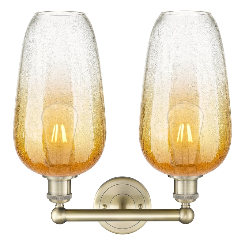 Innovations Lighting Endless Possibilities Edison - Brookhaven Flute - 2 Light 16" Bath Vanity Light