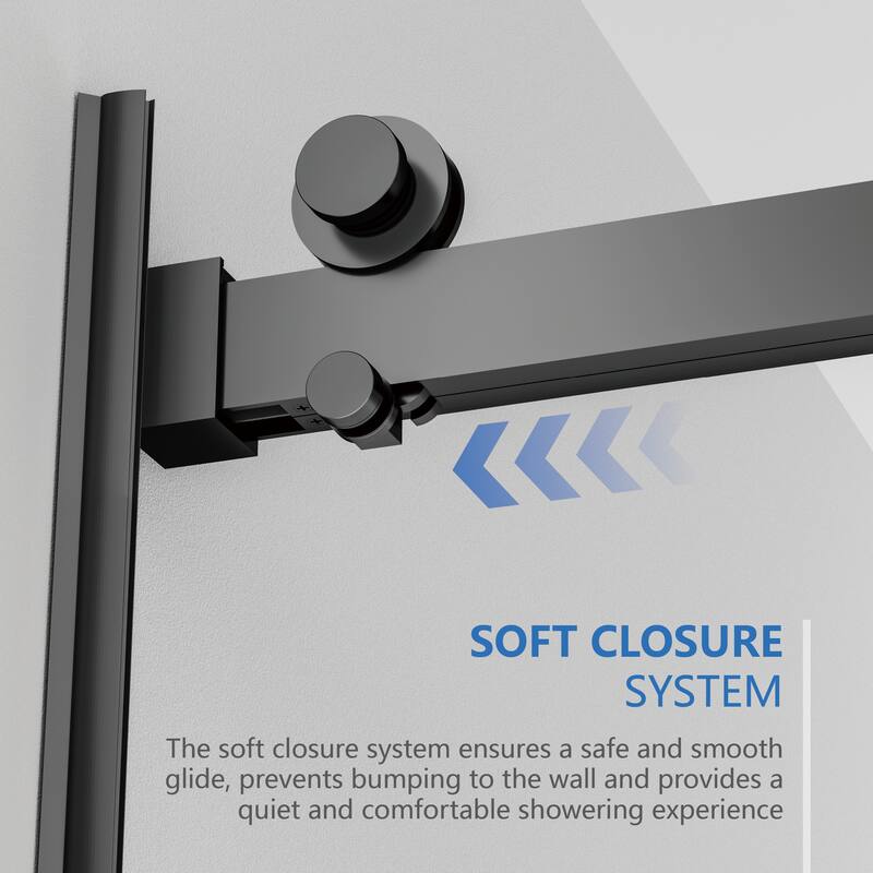 Frameless Double Sliding Shower Door