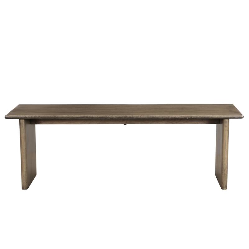 55" Wood Dining Bench